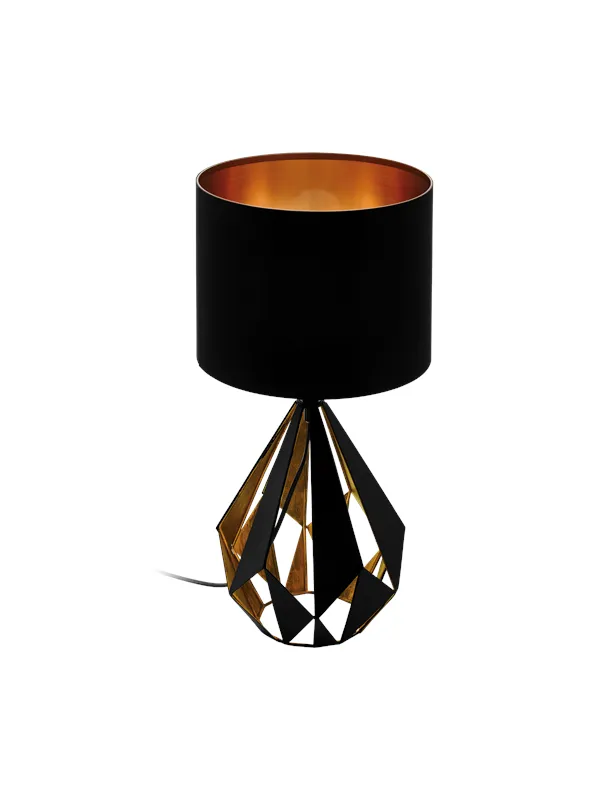 EGLO CARLTON 5 table lamp black/copper