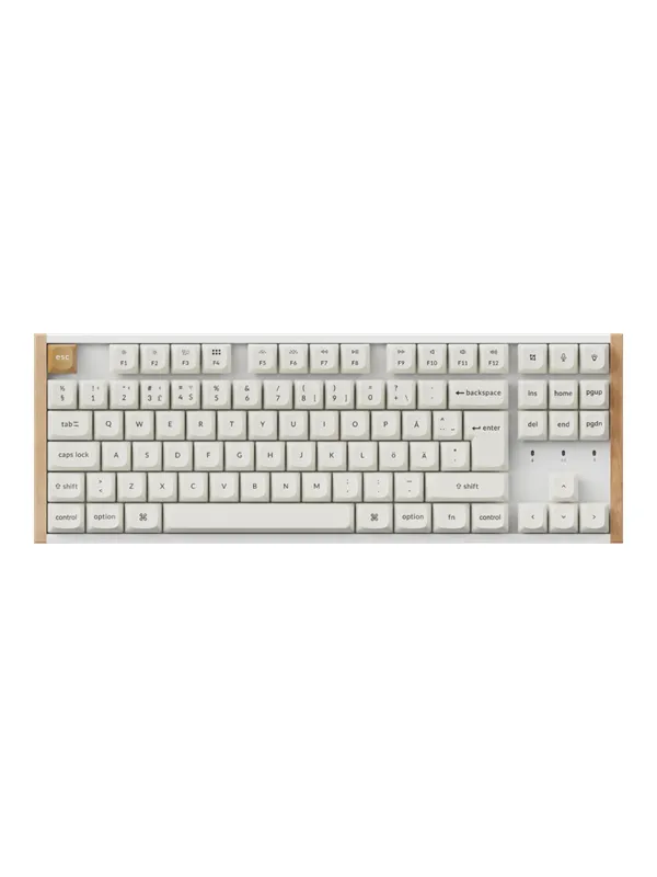Keychron K8 HE SE Wireless Tri-Mode - Gamingtastatur - Nordisk - Hvit