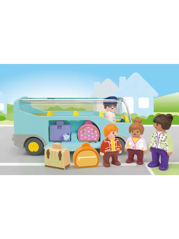 Playmobil 1.2.3 - Junior flyplasstransportbuss