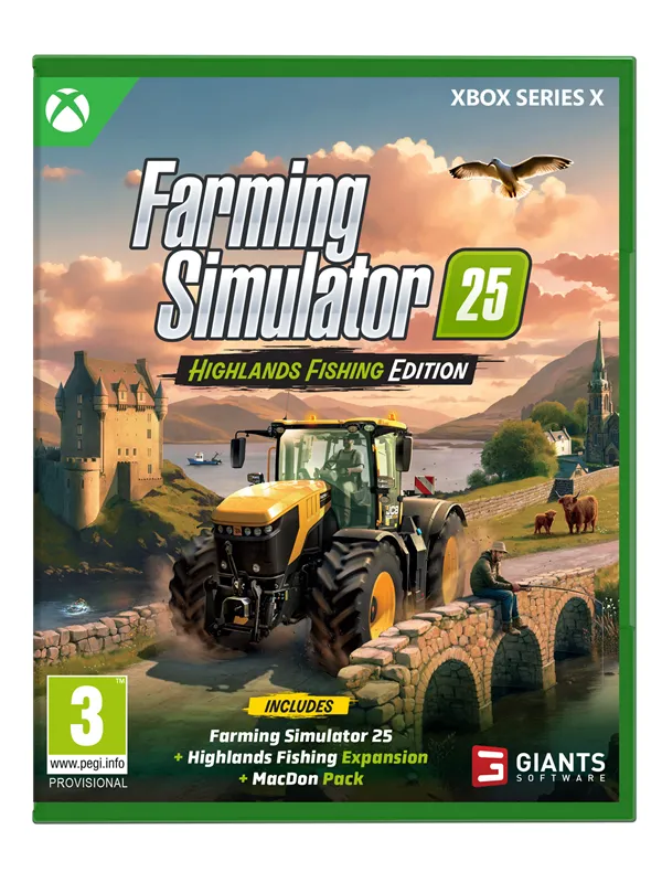 Farming Simulator 25 (Highlands Fishing Edition) - Microsoft Xbox Series X - Simulator