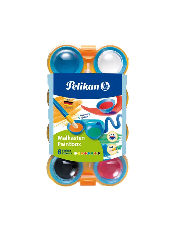 Pelikan PELIKAN MALEBOKS 8 FARGER +PENSEL