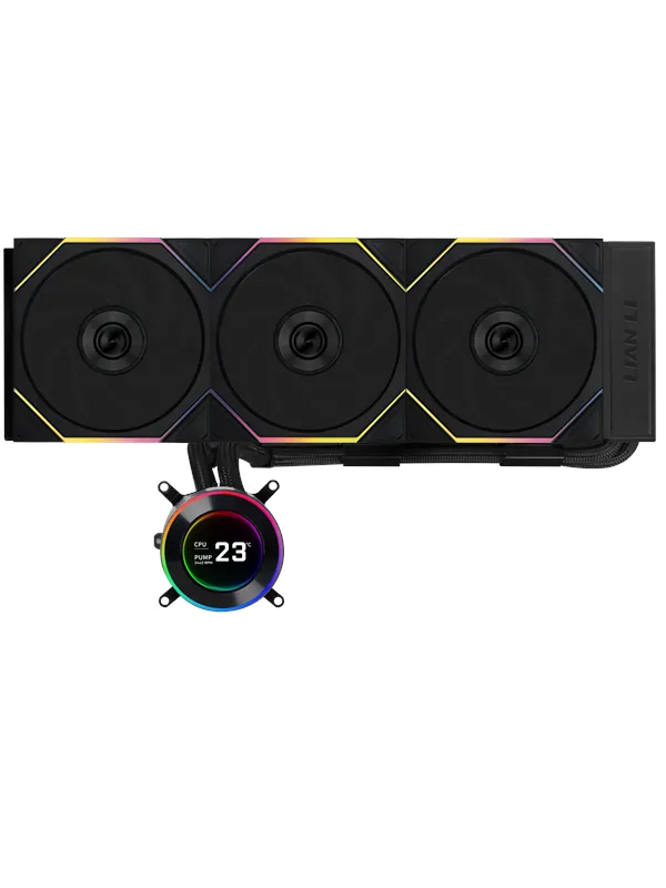 Lian Li Hydroshift II LCD-C 360TL Wireless Black - CPU Vannkjøling - Max 28 dBA