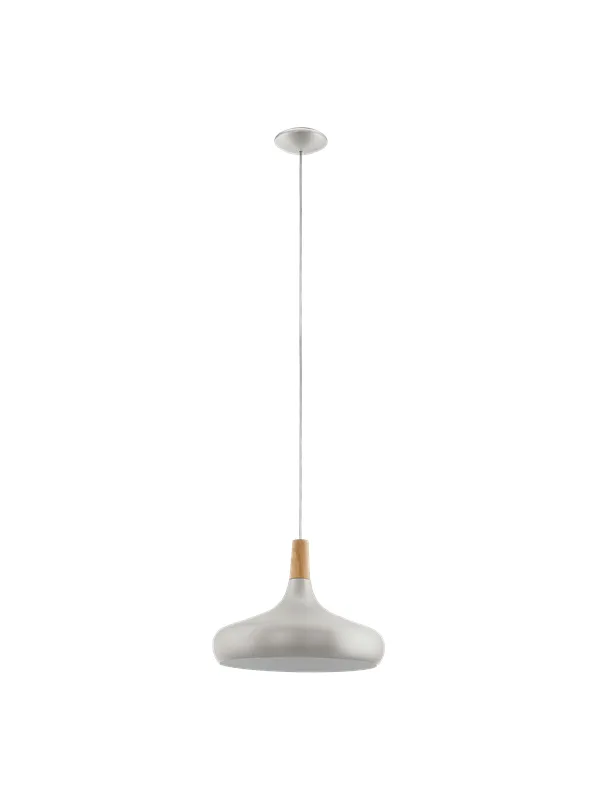 EGLO SABINAR pendant Ø400 mm brushed silver