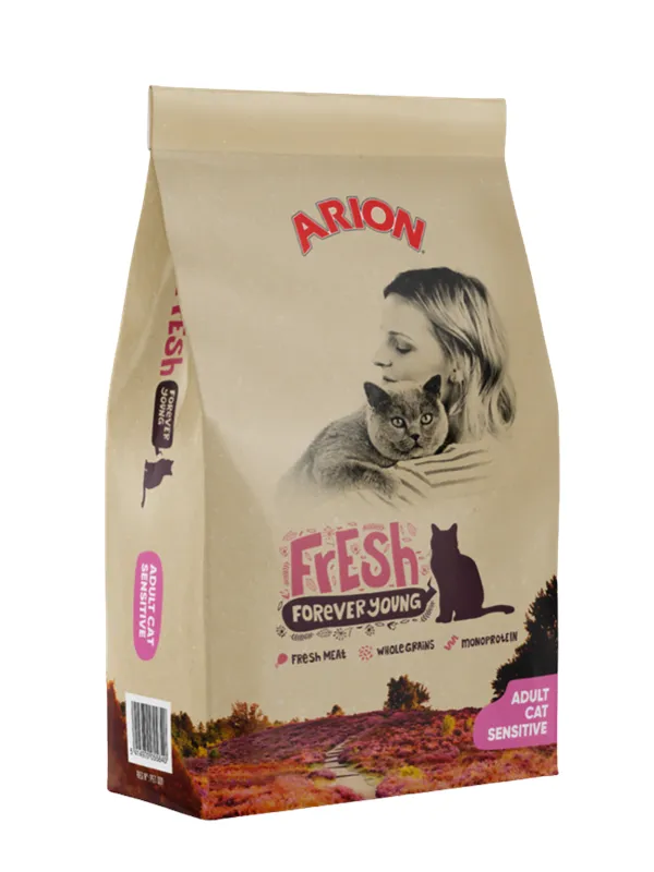 ARION Fresh Adult Cat Sensitive Dry Cat Food 12kg