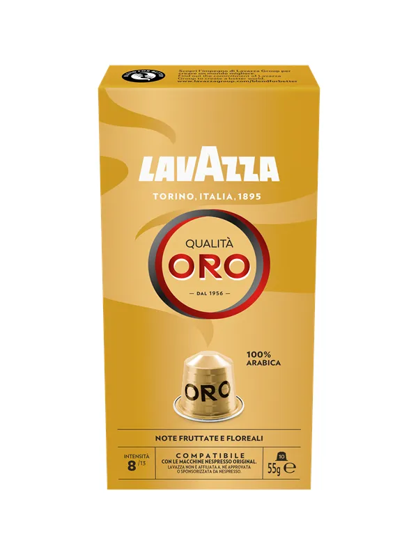 Lavazza Oro Aluminiumskapsler, 10 stk.