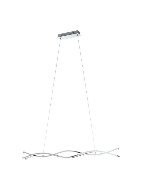 EGLO LASANA 2 long table pendant LED 3x12W chrome