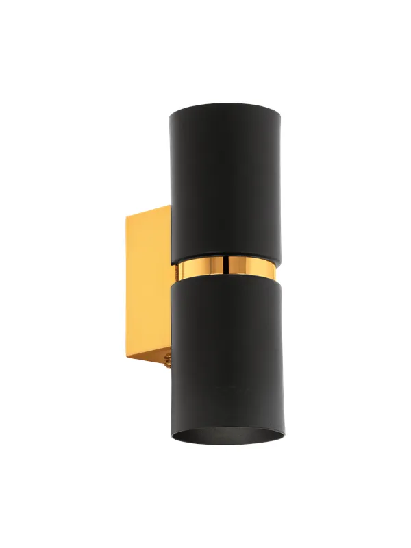 EGLO PASSA wall lamp black/gold