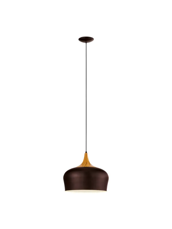 EGLO OBREGON pendant light brown/oak