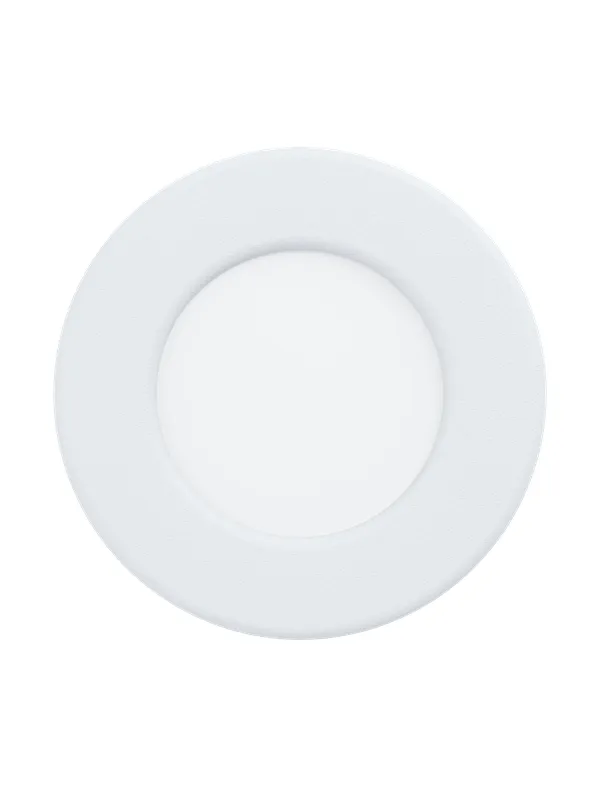 EGLO FUEVA 5 recessed spot Ø86 mm 3000K IP44 white