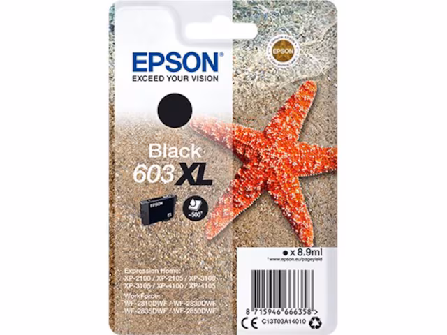 Epson Blekk 603XL Sort