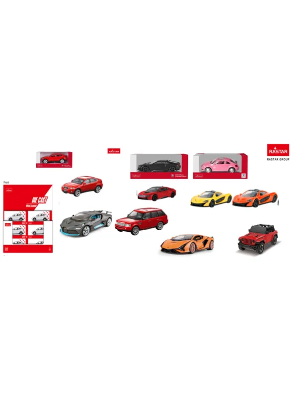 RASTAR Die cast 1:43 assorted