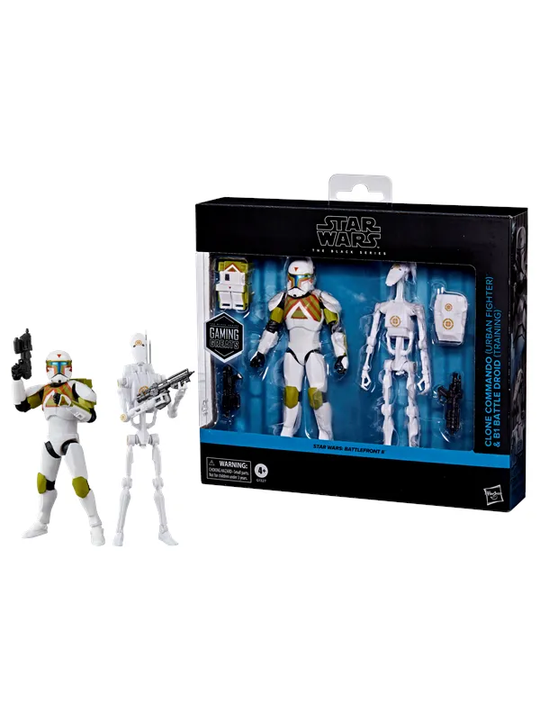 Star Wars The Black Series Clone Commando & B1 Battle Droid Action Figure 2-Pack 15 cm