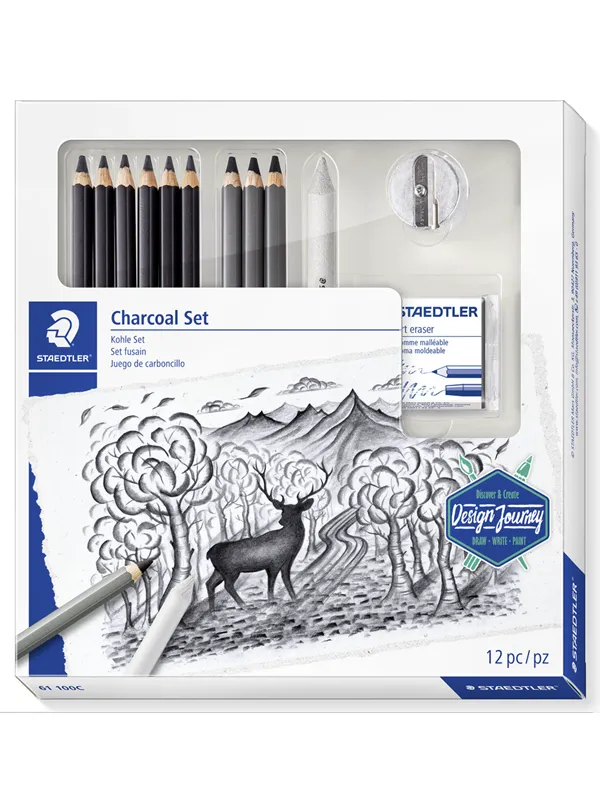 Staedtler Mixed Charcoal Set        100% PEFC