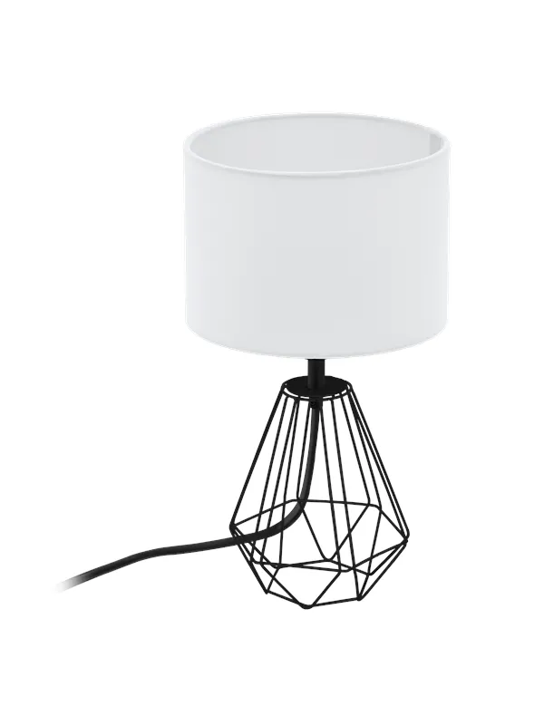 EGLO CARLTON 2 table lamp black/white