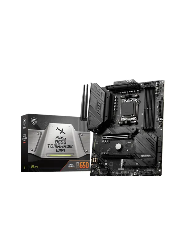 MSI MAG B650 TOMAHAWK WIFI Hovedkort - AMD B650 - AMD AM5 socket - DDR5 RAM - ATX