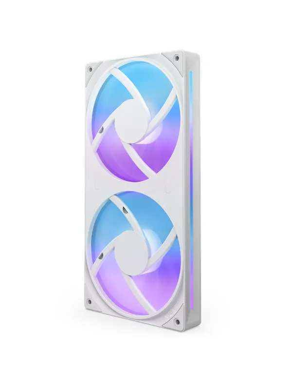 NZXT F240 RGB CORE UNIBODY - 240mm - Kabinettvifte - 240mm - Hvit - 30 dBA