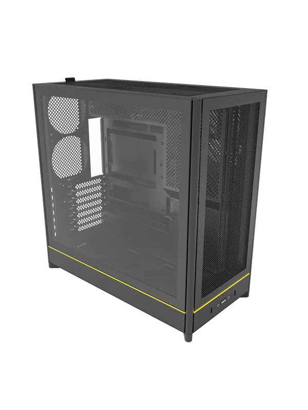 Montech HS01 Mesh - Kabinett - Miditower - Svart