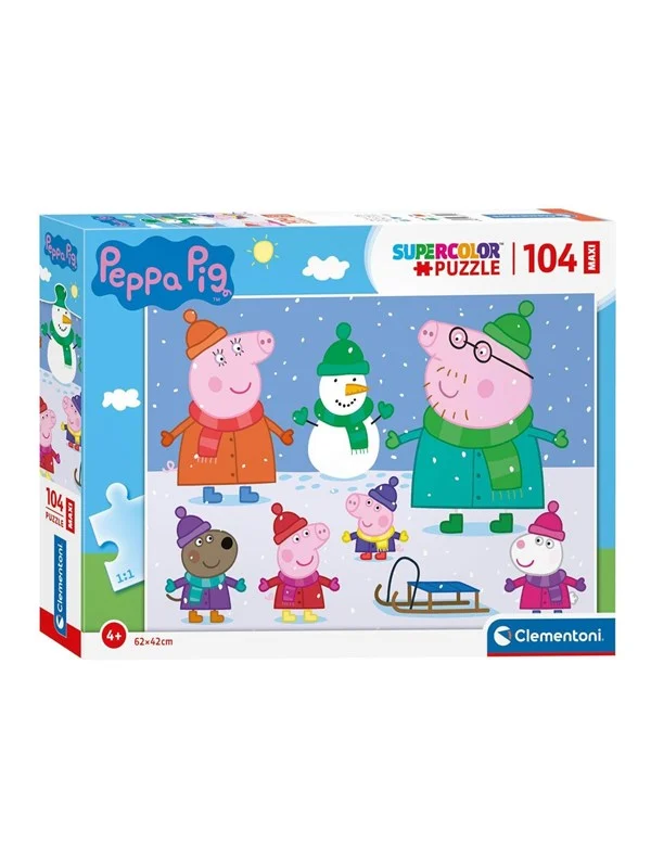 Clementoni Maxi Puzzle Peppa Pig 104st. Gulv