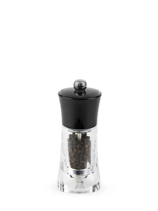 Peugeot Molene pepper Grinder Acrylic/Black 14cm