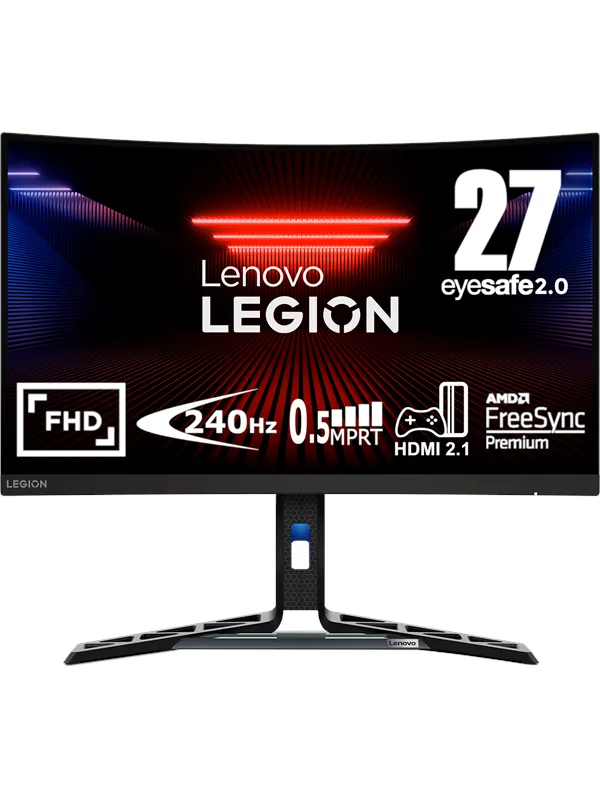 27" Lenovo Legion R27FC-30 - 1920x1080 - 240Hz - VA - Buet - 2x3W Høttalere