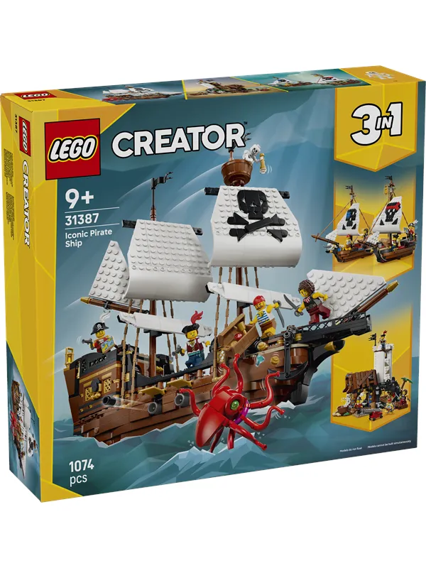 LEGO Creator 31387 Ikonisk sjørøverskute