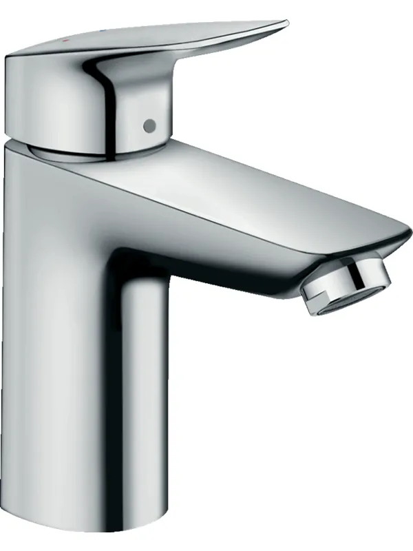 Hansgrohe logis single lever basin mixer 100 with push-open