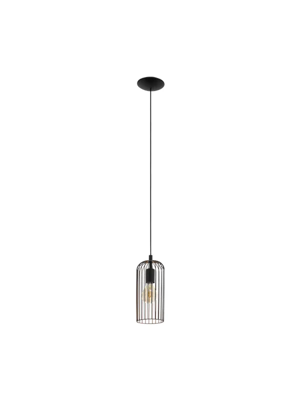 EGLO ROCCAMENA pendant black/copper
