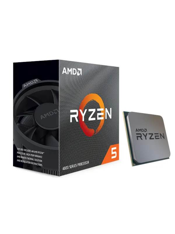 AMD Ryzen 5 4500 Wraith Stealth Prosessor/CPU - 6 kjerner - 3.6 GHz - AMD AM4 - AMD Boks (med kjøler)