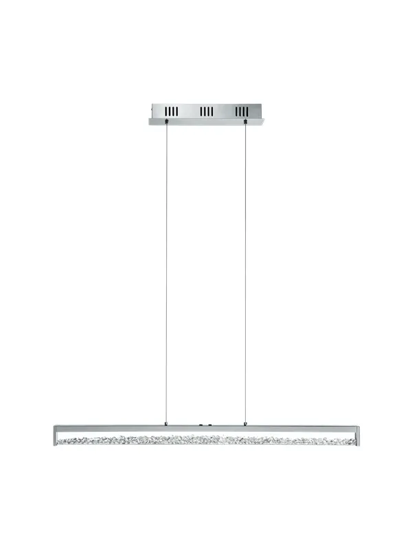 EGLO CARDITO 1 long table pendant chrome/crystal