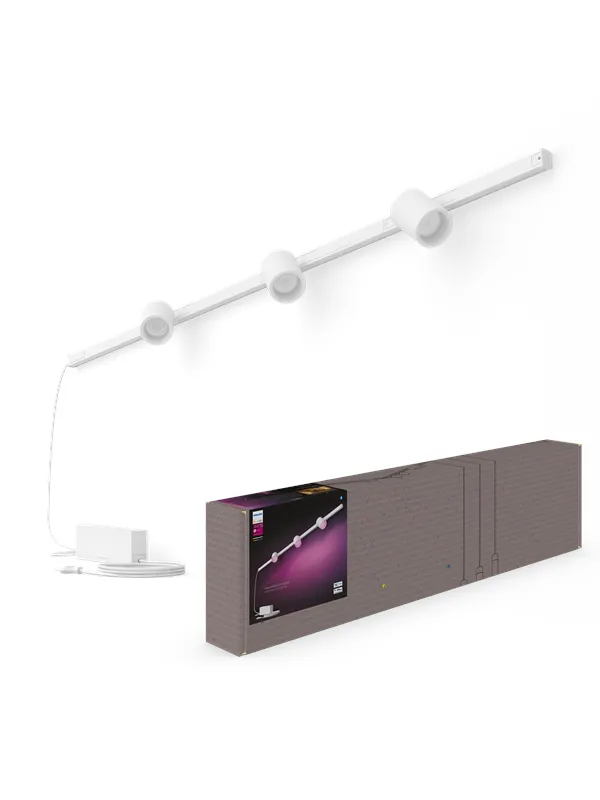 Philips Hue Perifo Wall Set - 3 Cylinder Spots - White