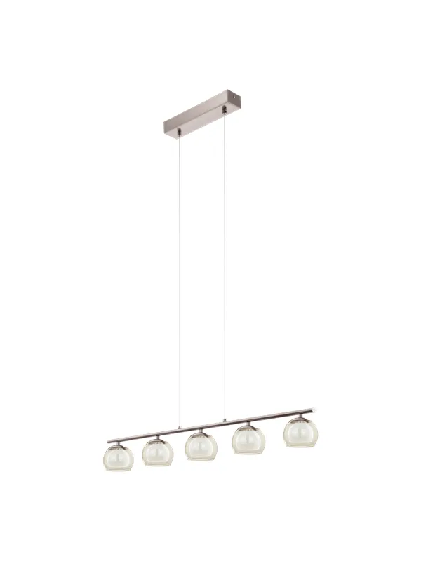 EGLO ROMAGNESE long table pendant LED 5x3.3W brushed steel
