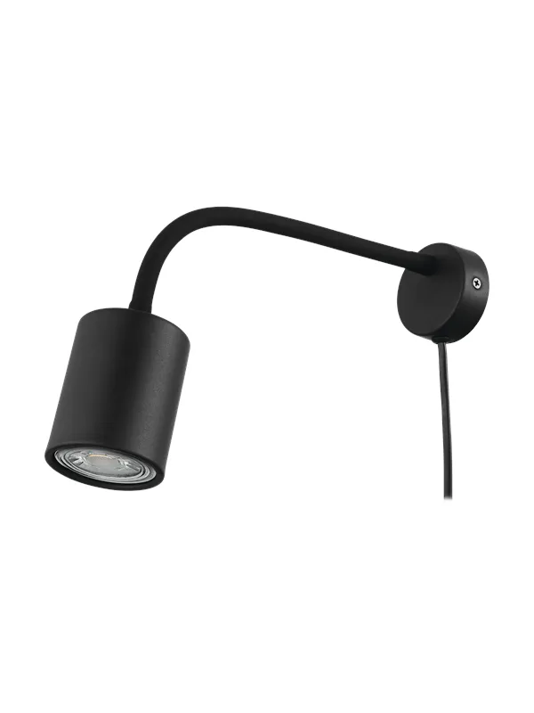 EGLO PORTELLA spotlight with flex arm black