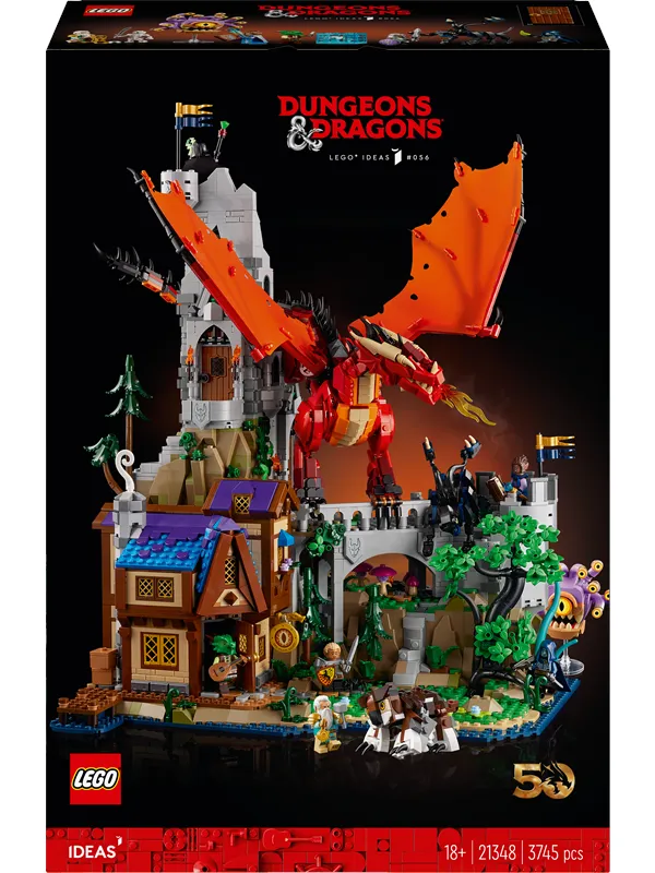 LEGO Ideas 21348 Dungeons & Dragons Den røde drages fortelling