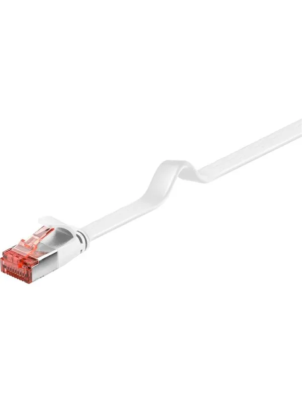 Pro LAN CAT 6 U/FTP flat - Hvit - 1m
