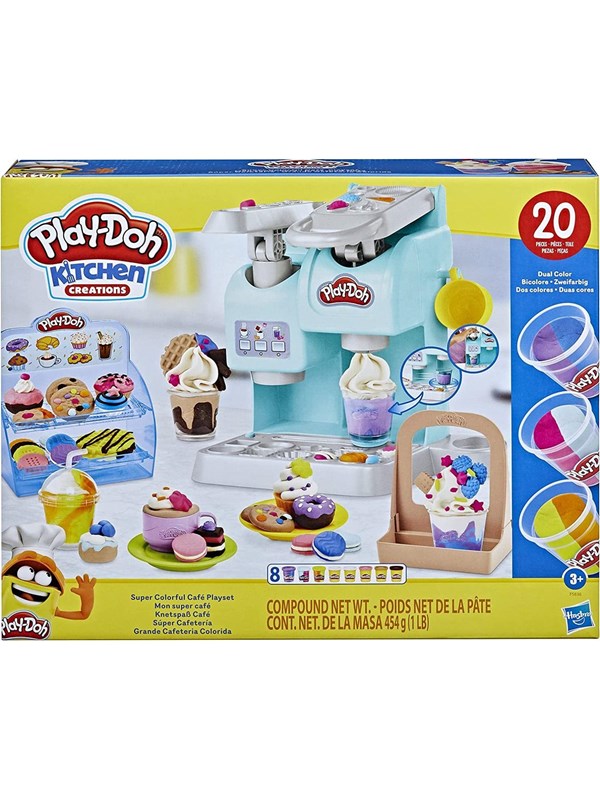 Play-Doh Kitchen Creations Super Colorful Cafe-lekesett