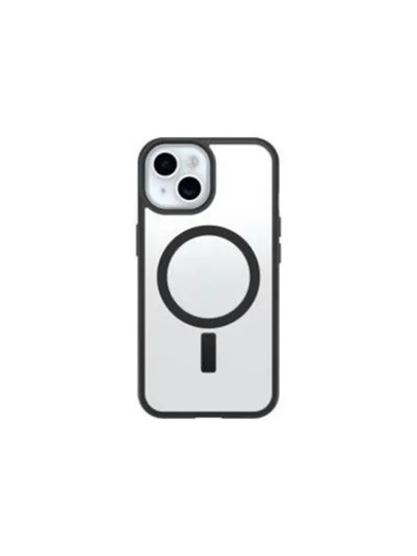 OtterBox React MagSafe Apple iPhone 16 Black Crystal - clear/black - ProPack