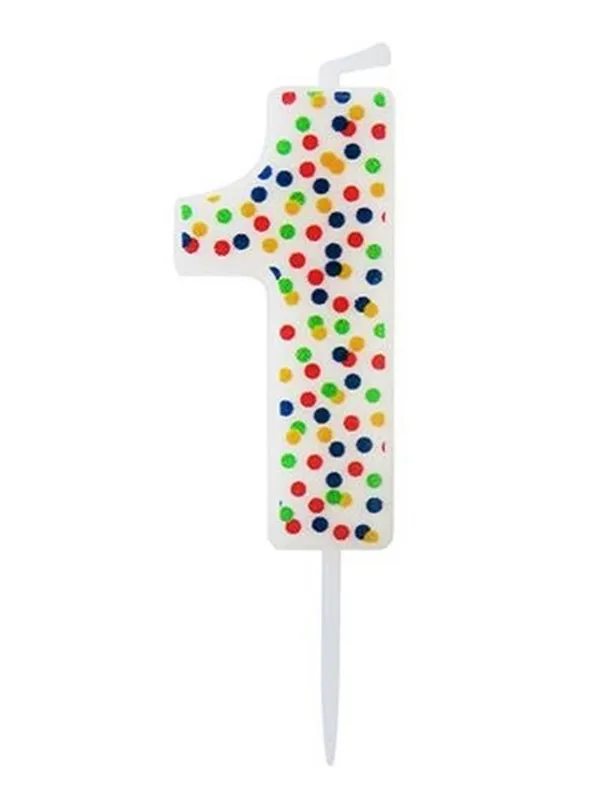 SCANSEASON Light with number 1. 7.5cm high