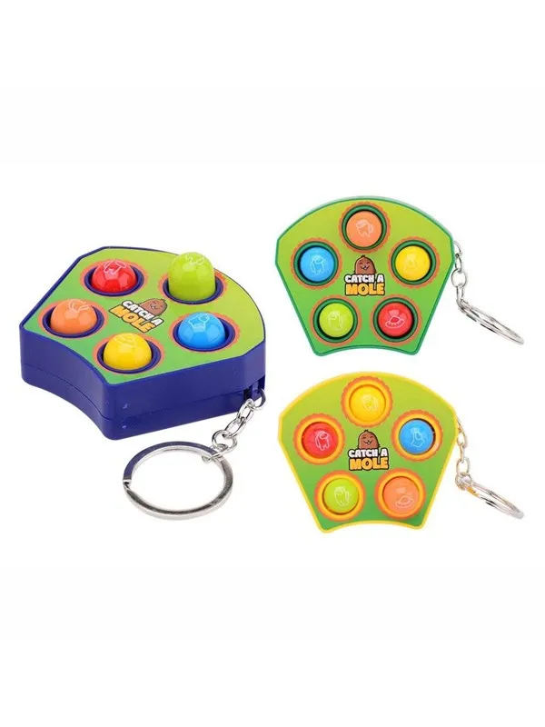 Toi-Toys Moles Slapping Keychain Game