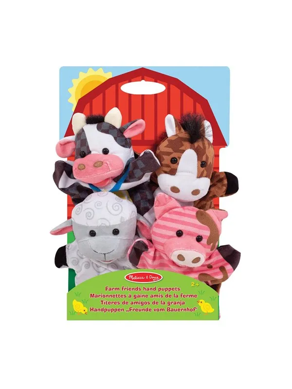 Melissa & Doug Hand Puppets Farm Friend
