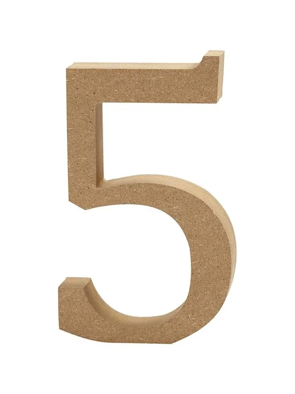Creativ Company Number 5 MDF 13cm 1pc.