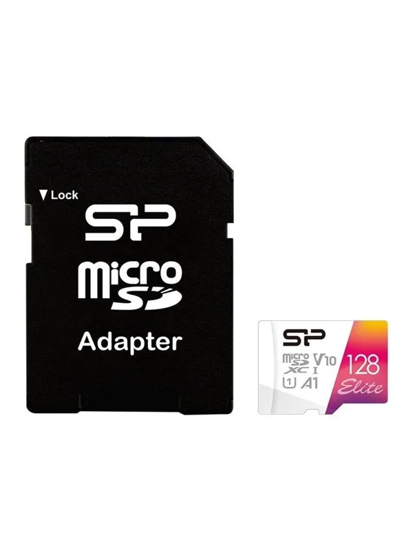 Silicon Power Elite - flash memory card - 128 GB - microSDXC UHS-I
