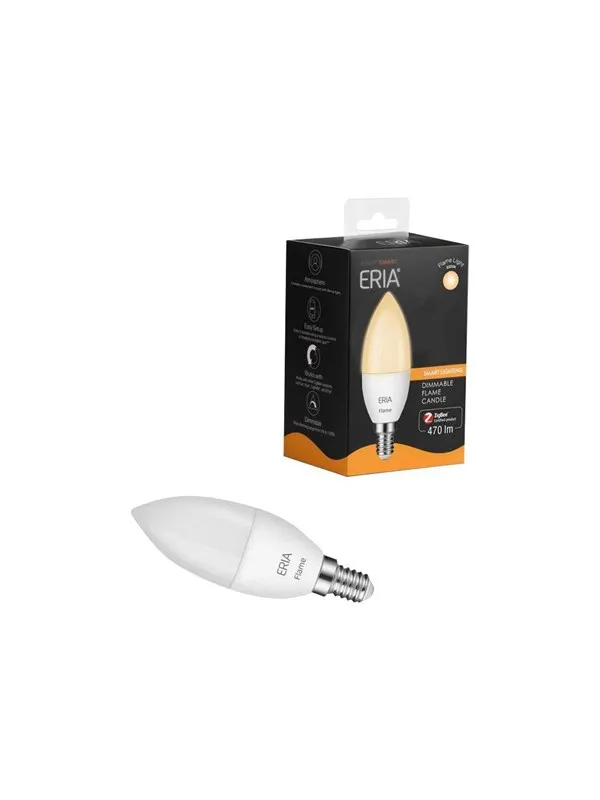 Adurosmart E14 Flame Bulb 2200k Gulligt lys Zigbee