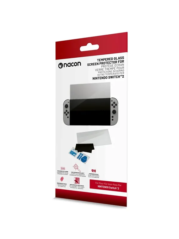 NACON Tempered Glass - Miscellaneous Skjermbeskytter - Nintendo Switch 2