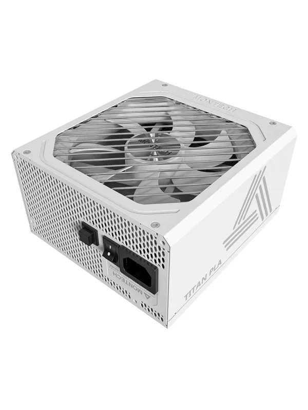 Montech TITAN PLA 750W Strømforsyning (PSU) - 750 Watt - 135 mm - ATX 3.1 - 80 Plus Platinum sertifisert