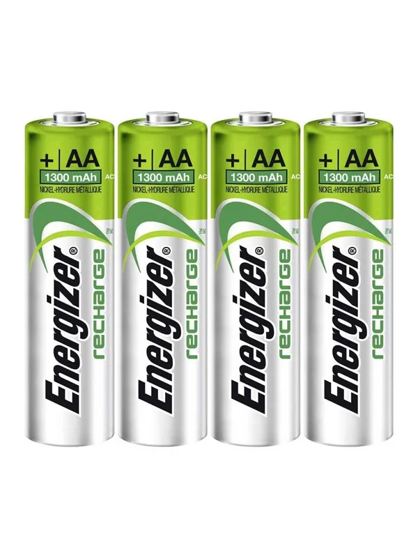 Energizer Battery AA/LR6 Ni-Mh 1300mAh 4-pack
