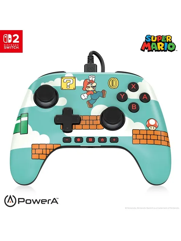 PowerA Kablet Advantage-kontroller for Nintendo Switch 2 - Mario-tid