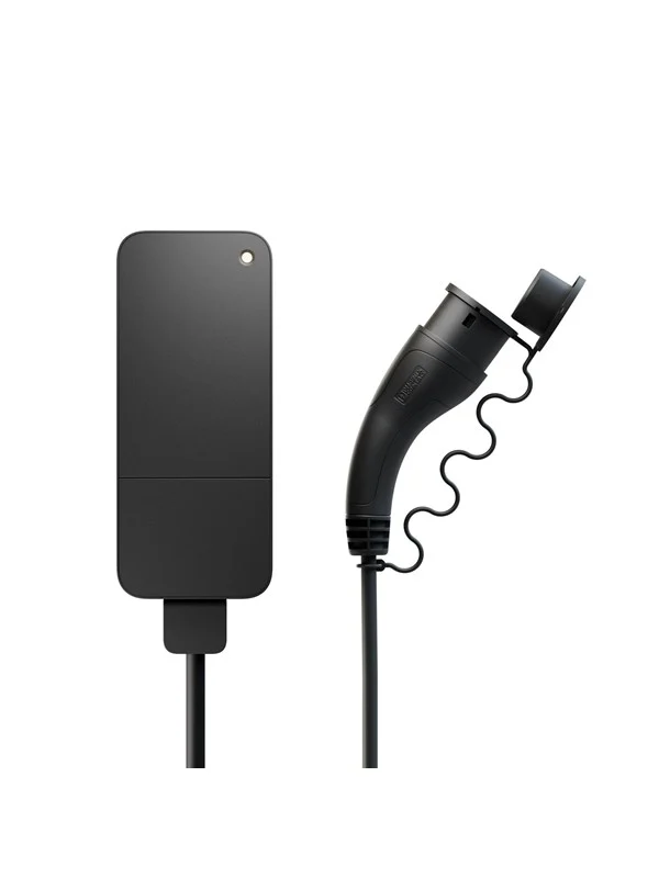 Amina S 32A charging box 22kW incl. 6m cable Black