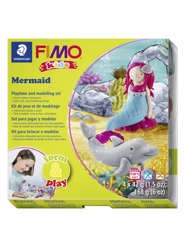 Staedtler Set Mod. clay FIMO kids F&P Mermaid