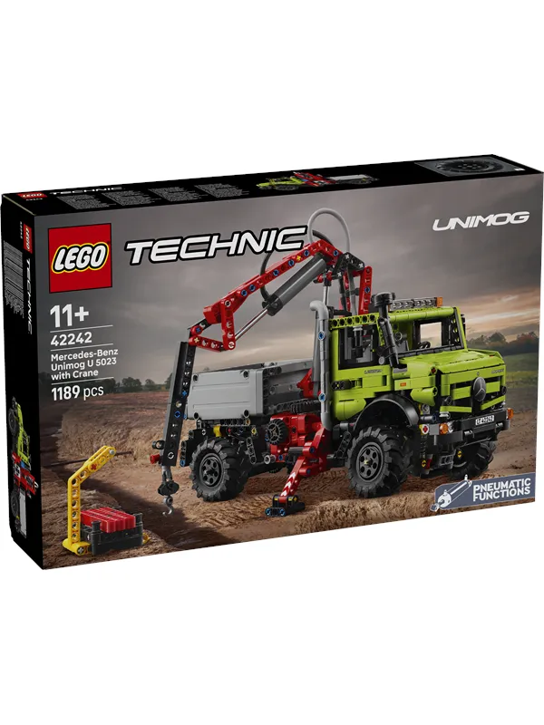 LEGO Technic 42242 Mercedes-Benz Unimog U 5023 med kran