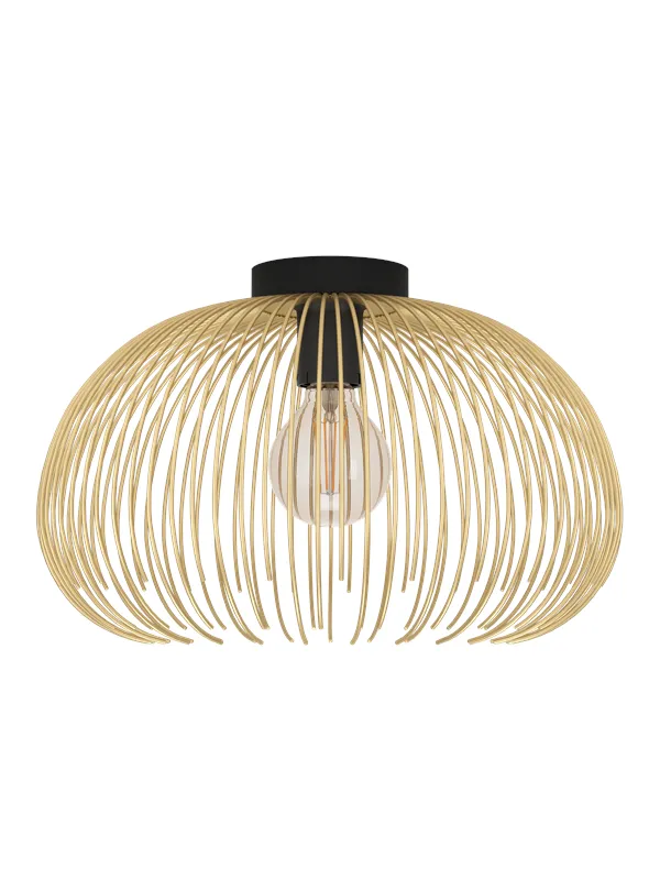 EGLO VENEZUELA ceiling lamp black/gold